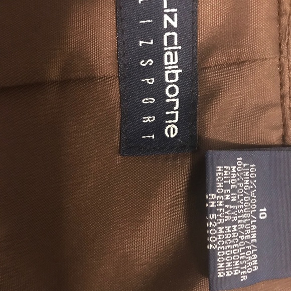 Vintage Liz Claiborne Lizsport Herringbone Vest 10 - Picture 3 of 3